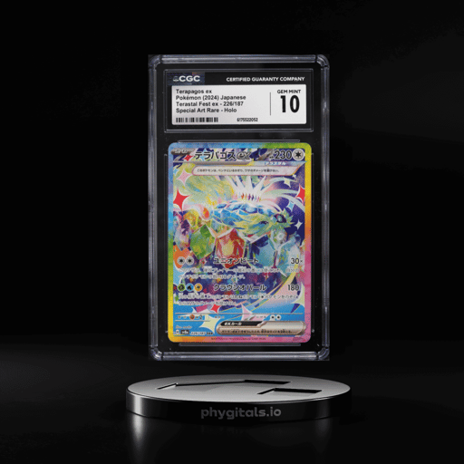 2024 Pokemon Japanese Scarlet & Violet Terastal Fest Ex SAR Terapagos EX #226 CGC 10 GEM MINT