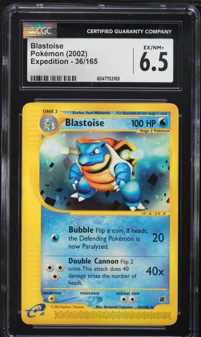 2002 Pokemon Expedition Blastois
