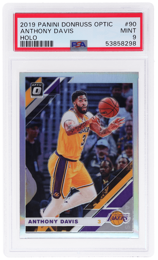 2019 Donruss Optic Holo Anthony Davis #90 PSA 9