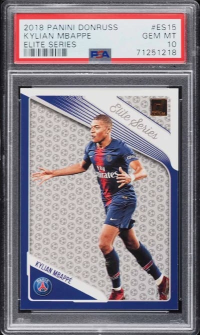 2018 Donruss Elite Series Kylian Mbappe ROOKIE #ES15 PSA 10 GEM MINT