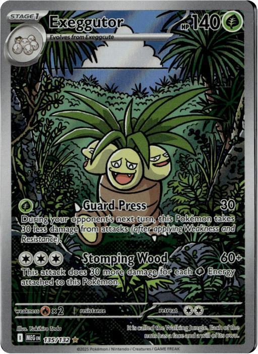 2025 Exeggutor #135 Mega Evolution