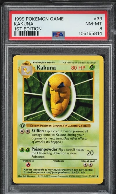 1999 Pokemon Base Set Shadowless