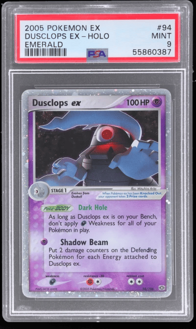 2005 Pokemon Ex Emerald Holo Dus