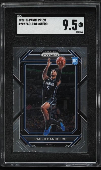 2022 Panini Prizm Paolo Banchero ROOKIE #249 SGC 9.5 MINT+