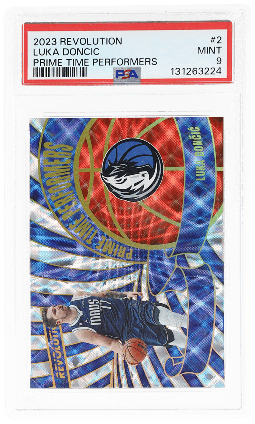 2023 Panini Revolution Prime Time Performers Luka Doncic #2 PSA 9