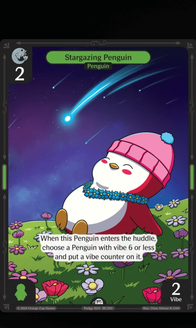 Stargazing Penguin
