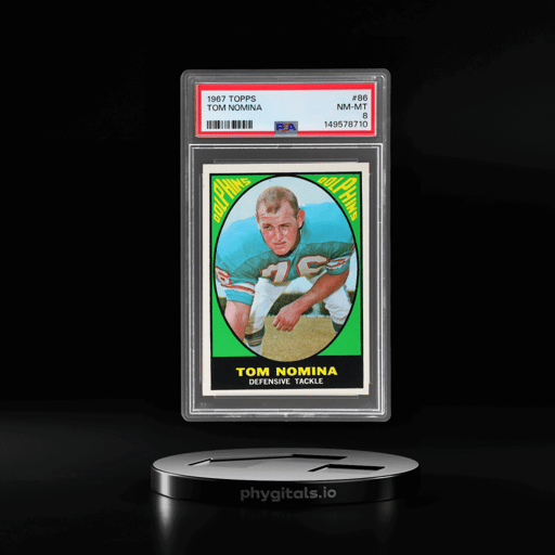 1967 Topps Tom Nomina #86 PSA 8
