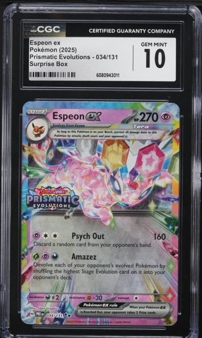 2025 Pokemon SV Prismatic Evolut