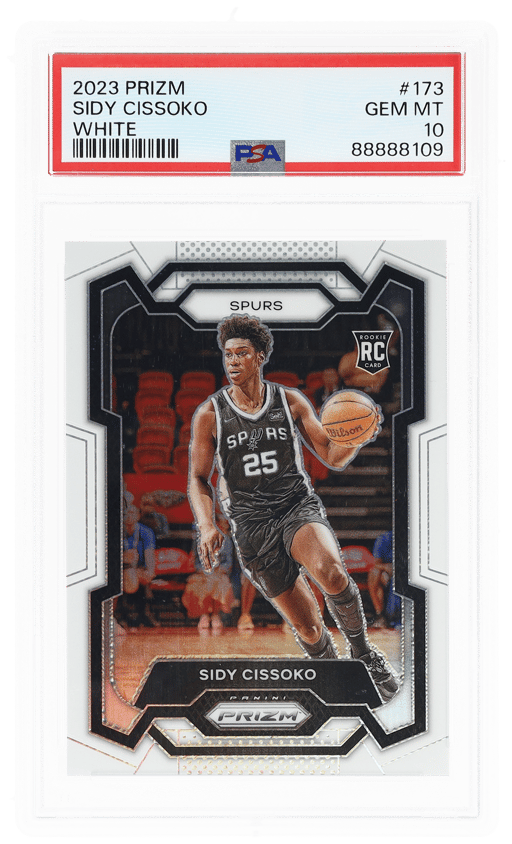 2023 Panini Prizm White Sidy Cissoko #173 2/175 PSA 10