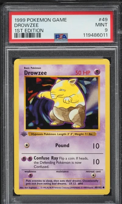 1999 Pokemon Base Set Shadowless