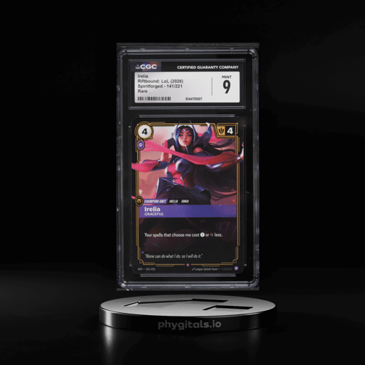 2026 Riftbound League Of Legends Spiritforged Irelia #141 CGC 9 MINT