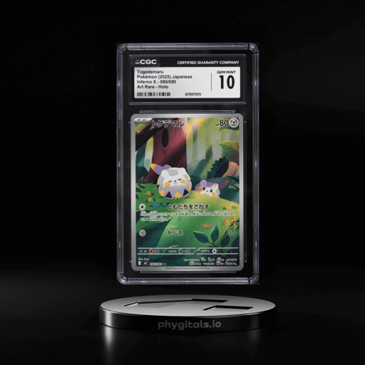 2025 Pokemon Japanese Mega Inferno X AR Togedemaru #90 CGC 10 GEM MINT