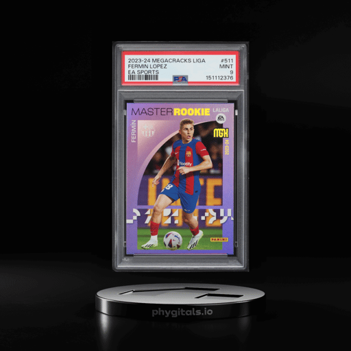 2023 Panini Megacracks La Liga EA Sports Fermin Lopez ROOKIE #511 PSA 9 MINT