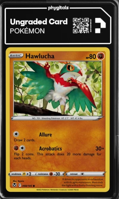 2022 Hawlucha Silver Tempest #098