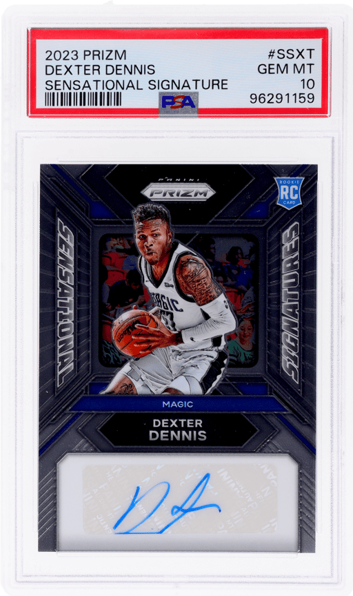 2023 Panini Prizm Sensational Signatures Dexter Dennis #83 PSA 10