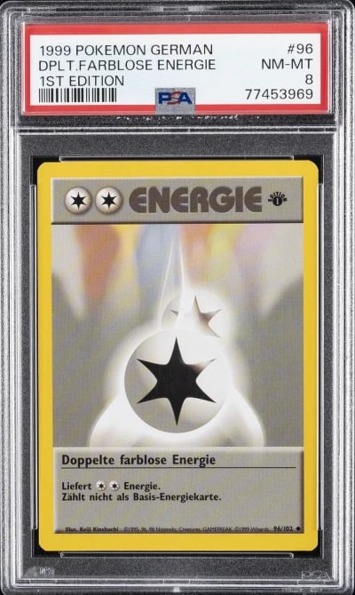 1999 POKEMON GERMAN 1ST EDITION 