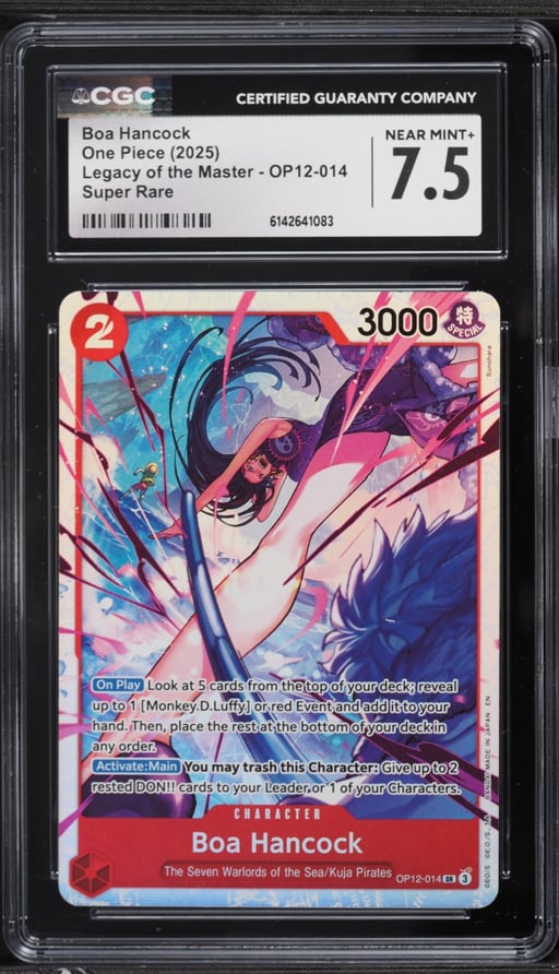 2025 One Piece Japanese Legacy Of The Master SR Boa Hancock #OP12-014 CGC 7.5 NRMT+