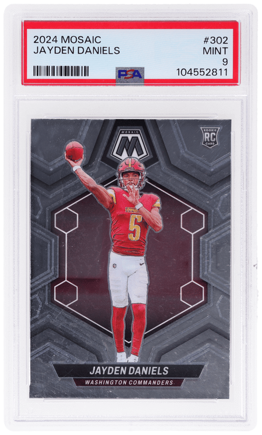 2024 Panini Mosaic Jayden Daniels #302 PSA 9