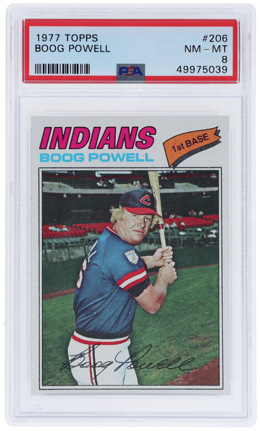 1977 Topps Boog Powell #206 PSA 8