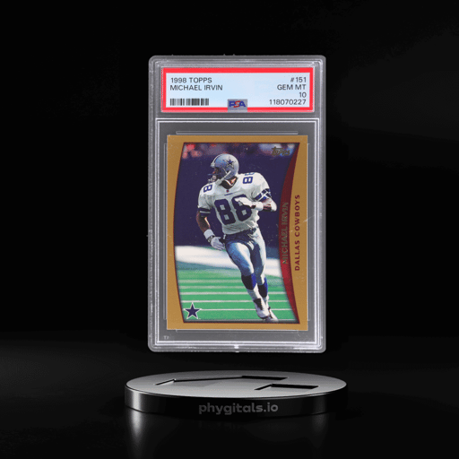 1998 Topps Michael Irvin #151 PSA 10