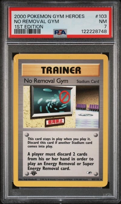 2000 POKEMON GYM HEROES 1ST ED #