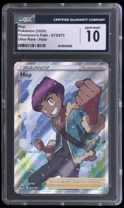 2020 Pokemon Sword and Shield Champion's Path Hop #73 CGC 10