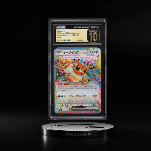 2024 Pokemon Japanese Scarlet & Violet Terastal Fest ex Holo Eevee ex #126 CGC 10 PRISTINE