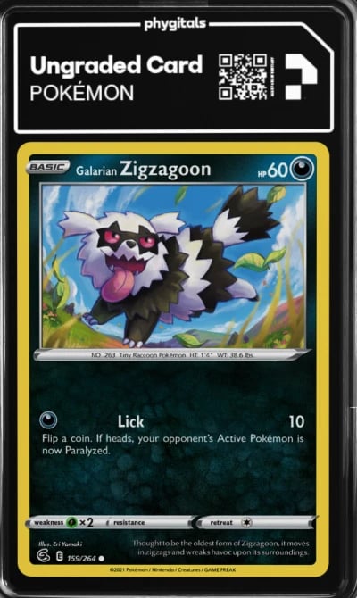 2021 Galarian Zigzagoon Fusion Strike #159