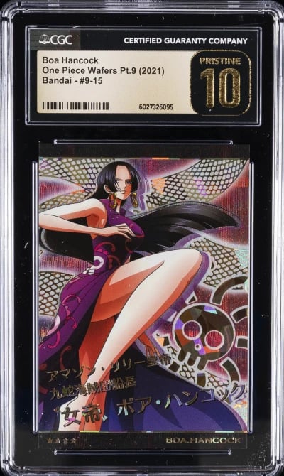 2021 ONE PIECE WAFERS PT. 9 BANDAI - JPN #9-15 BOA HANCOCK CGC 10 PRISTINE