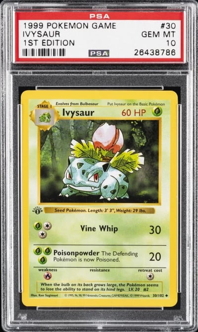 1999 POKEMON BASE SET 1ST EDITIO