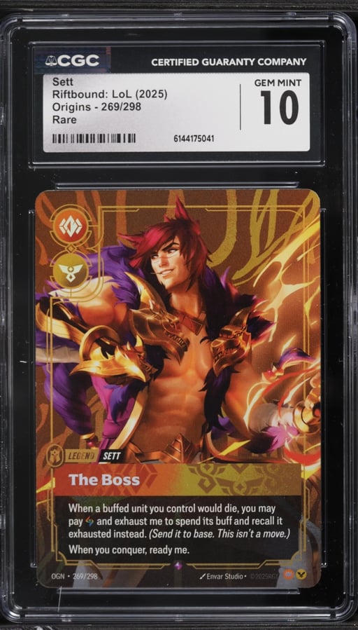 2025 Riftbound League Of Legends LoL Origins Sett #269 CGC 10 GEM MINT