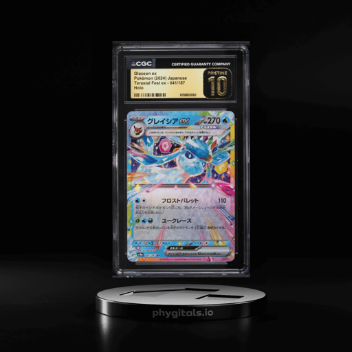 2024 Pokemon Japanese Scarlet & Violet Terastal Fest Ex Holo Glaceon Ex #41 CGC 10 PRISTINE