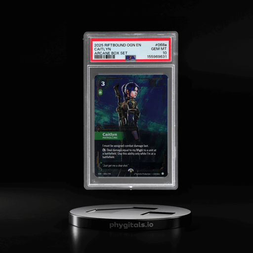 2025 Riftbound League of Legends Origins Arcane Box Set Caitlyn Patrolling #068a PSA 10
