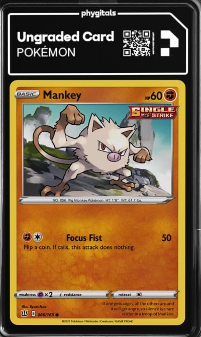 2021 Mankey Battle Styles #66
