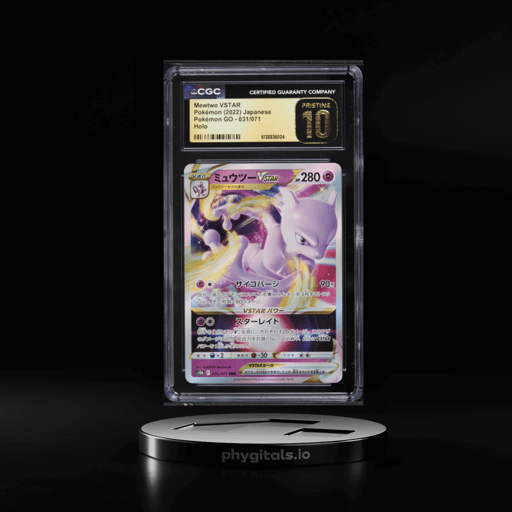 2022 Pokemon Japanese Sword & Shield GO Holo Mewtwo VSTAR #31 CGC 10 PRISTINE
