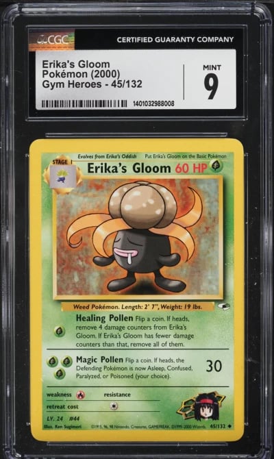 2000 Pokemon Gym Heroes Erika's 