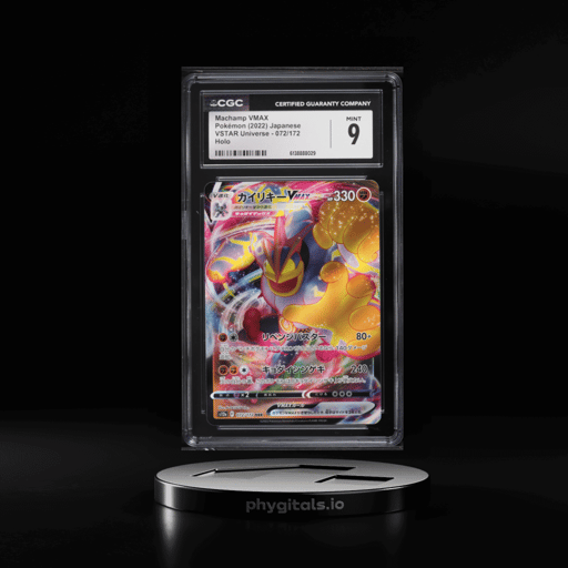 2022 Pokemon Japanese Sword & Shield VSTAR Universe Alt Art Machamp VMAX #72 CGC 9 MINT