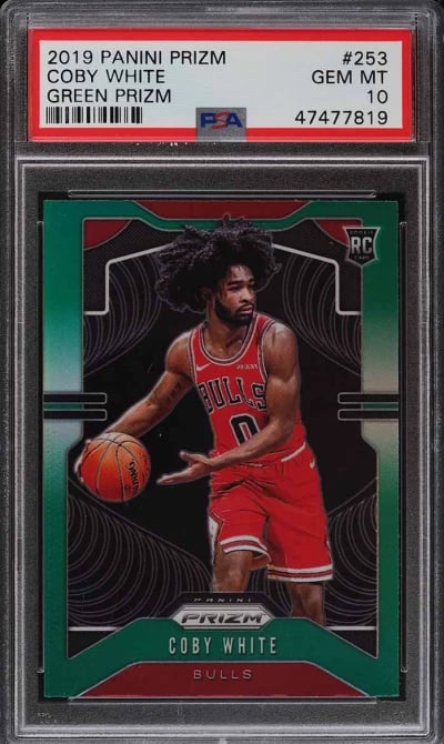 2019 Panini Prizm Green Coby Whi