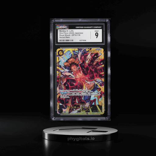 2024 One Piece Japanese Royal Blood SEC Monkey D. Luffy #OP10-118 CGC 9 MINT