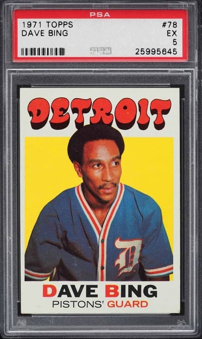 1971 Topps Basketball Dave Bing 