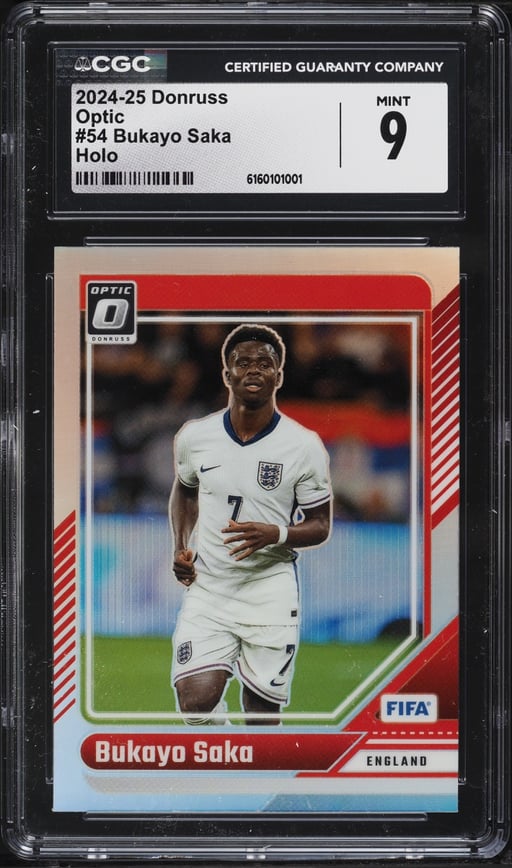 2024 Donruss Optic Holo Bukayo Saka #54 CGC 9 MINT