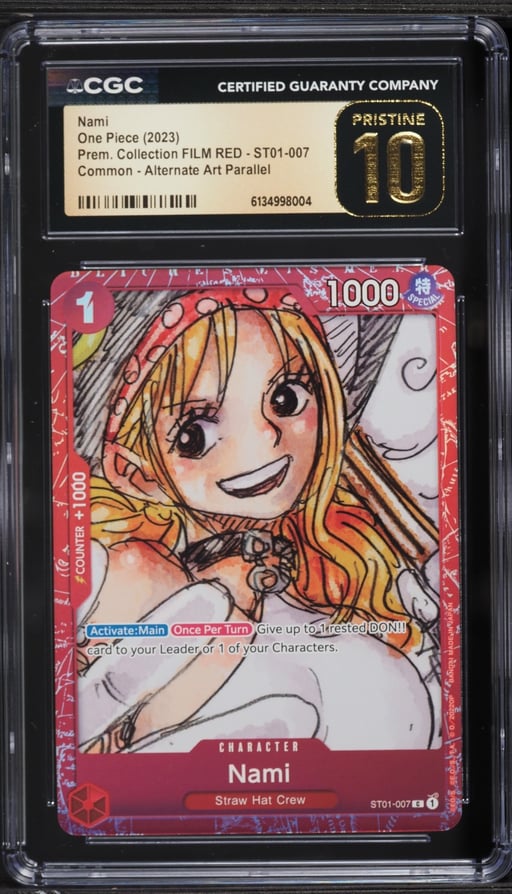 2023 One Piece Premium Collection FILM RED Nami #ST01-007 CGC 10 PRISTINE