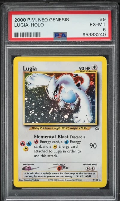 2000 Pokemon Neo Genesis Holo Lu
