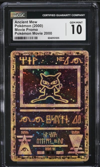 2000 Pokemon Movie Promo Ancient Mew CGC 10 GEM MINT
