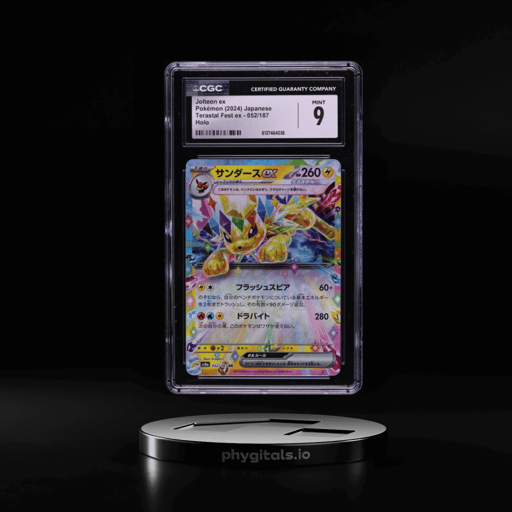 2024 Pokemon Japanese Scarlet & Violet Terastal Fest ex Holo Jolteon ex #52 CGC 9 MINT