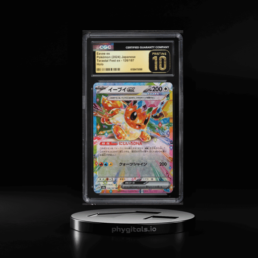 2024 Pokemon Japanese Scarlet & Violet Terastal Fest Ex Holo Eevee Ex #126 CGC 10 PRISTINE