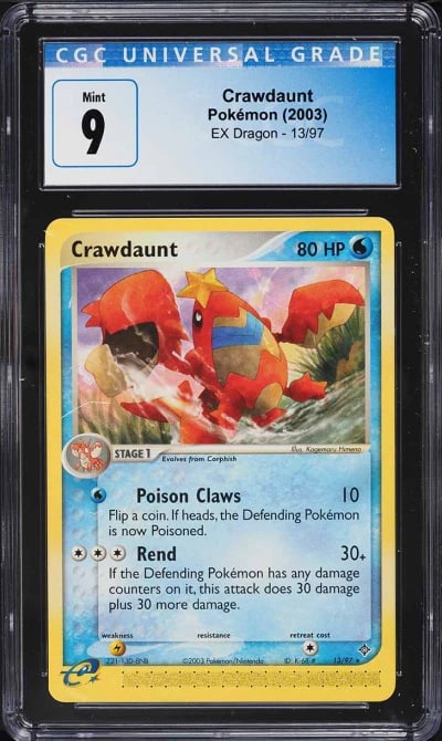 2003 Pokemon EX Dragon Crawdaunt
