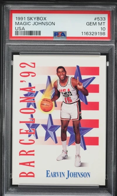 1991 Skybox USA Basketball Magic