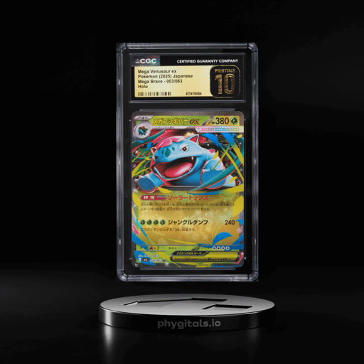 2025 Pokemon Japanese Mega Brave Holo Mega Venusaur EX #3 CGC 10 PRISTINE