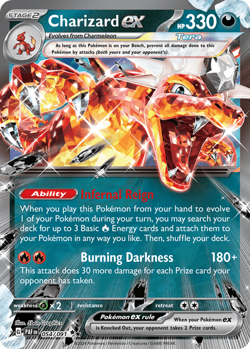 2024 Charizard ex #54 Paldean Fates